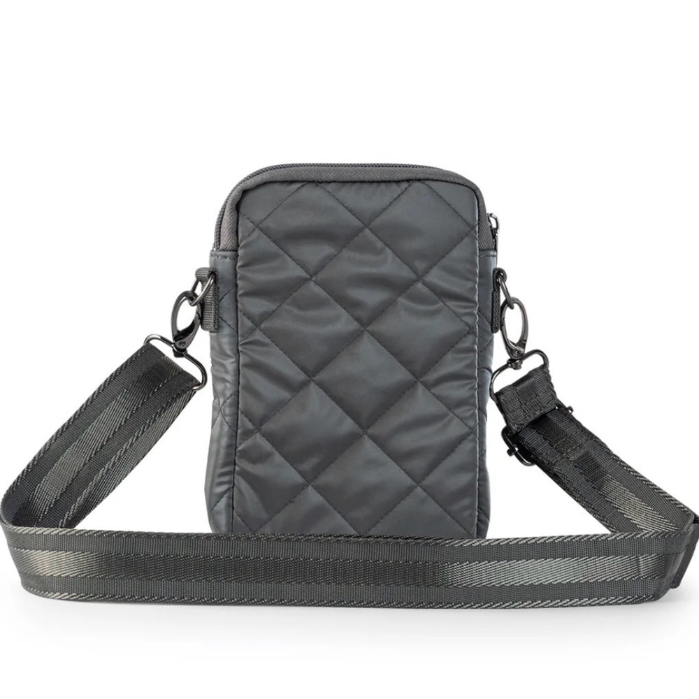 Haute Shore Casey Shadow Gray Quilted Crossbody Bag NWT Travel Puffer - Picture 4 of 5